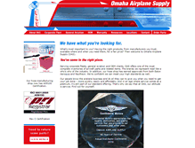 Tablet Screenshot of omahaairplanesupply.com